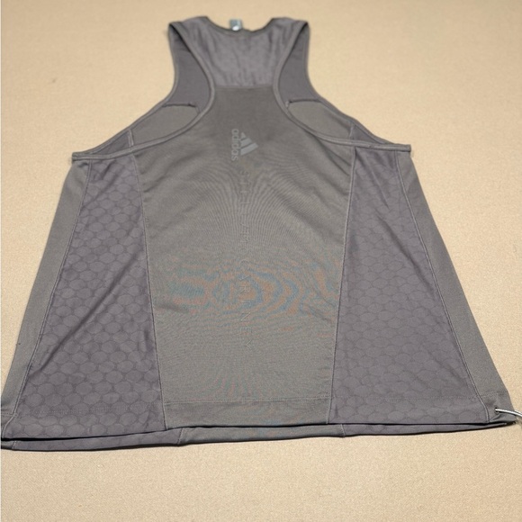 Adidas Stella McCartney Studio Explorer Mesh Gray Tank Top - Picture 6 of 10